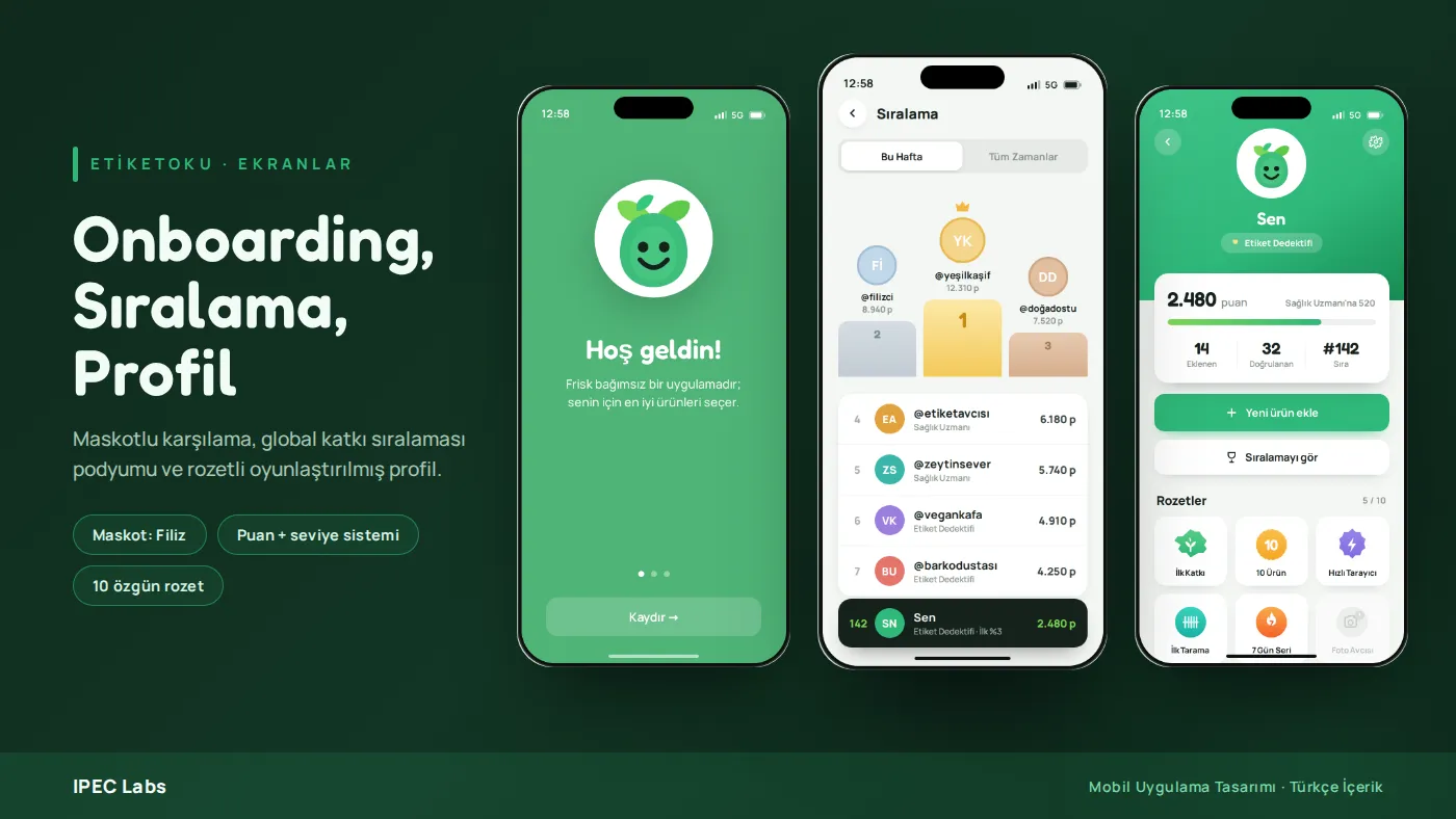 EtiketOku (Frisk): Product Health Scanner screenshot 1
