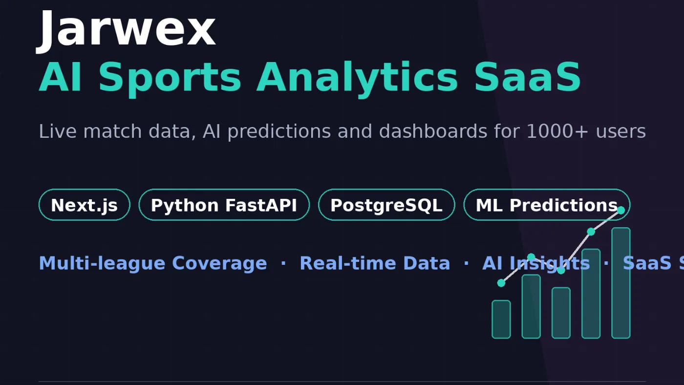 Jarwex: AI Sports Analytics screenshot 1